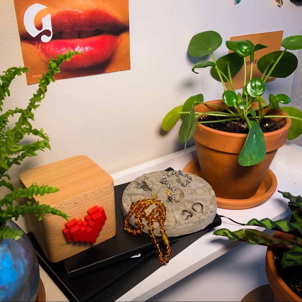 Handmade Concrete Catch All Tray - Plant Saucer